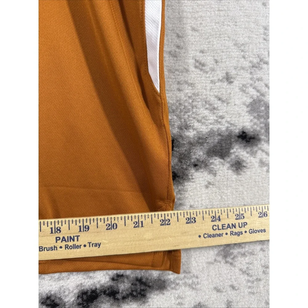Nike Texas‎ Longhorns Polo Mens Extra Large Rust Orange Bull Stretch Performance
